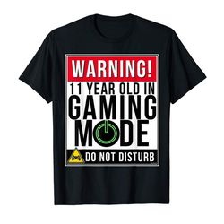 buy 11th birthday gift for boys girls 11 year old gamers t-shirt