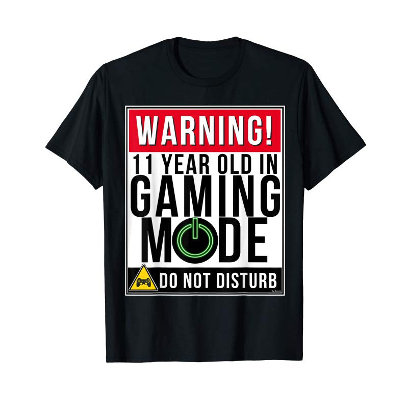 Buy 11th Birthday Gift For Boys Girls 11 Year Old Gamers T-Shirt - Tees.Design.png