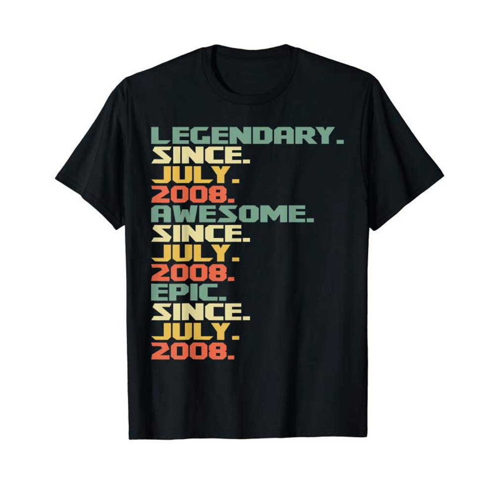 Buy 11th Birthday Gift July 2008 T-Shirt- 11 Years Old Shirt - Tees.Design.png