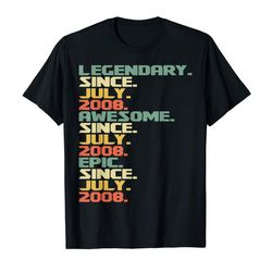 buy 11th birthday gift july 2008 t-shirt- 11 years old shirt