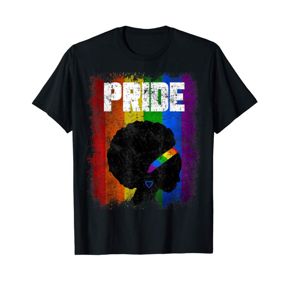 Buy African American Gay Pride LGBT Awareness Africa Queen T-Shirt - Tees.Design.png