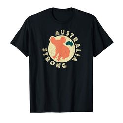 Buy Australia Strong Koala Retro Graphic T-Shirt