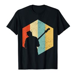 buy bass player retro distressed tshirt - bass guitar tee shirts