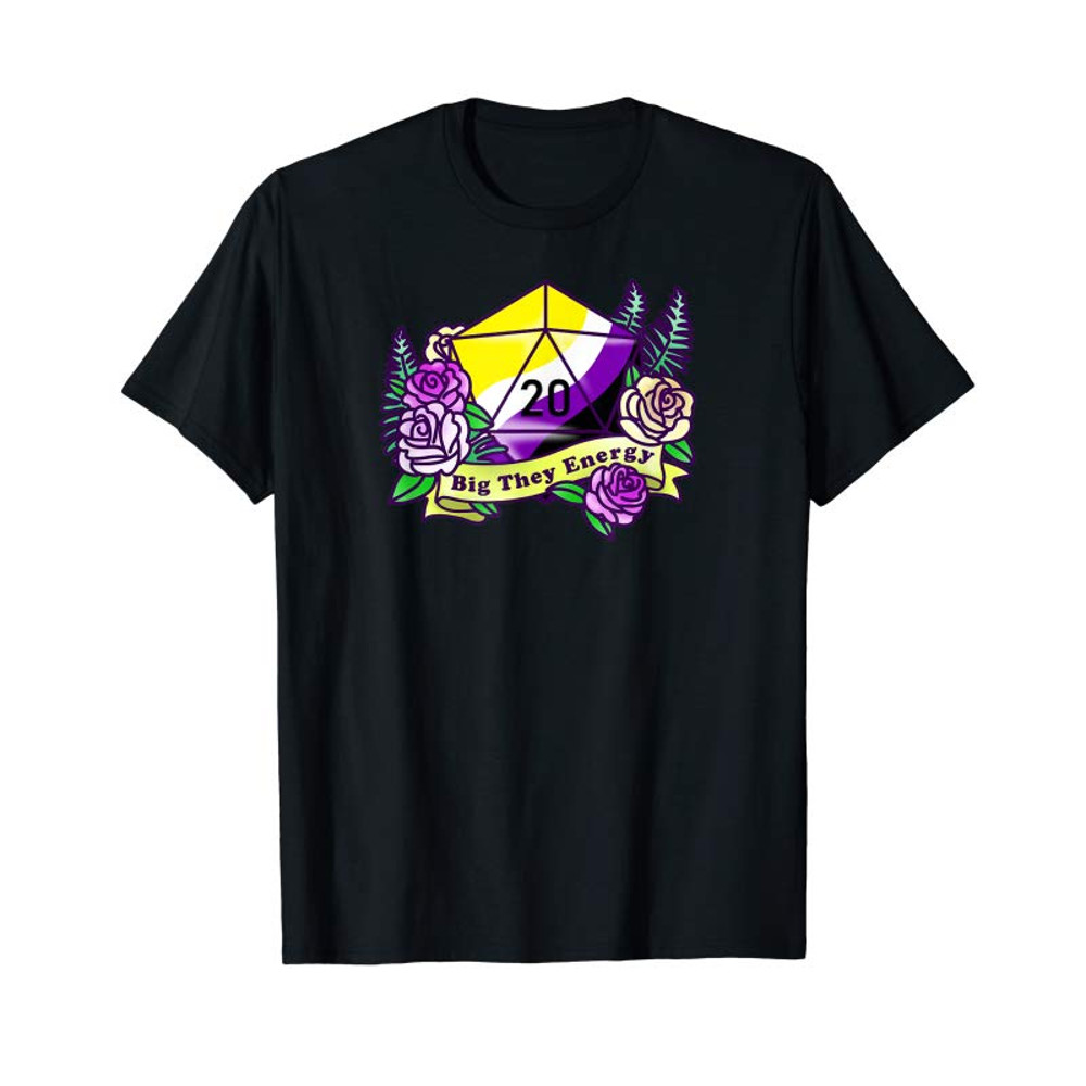 Buy Big They Energy D20 Nonbinary Dice Role Playing - Tees.Design.png