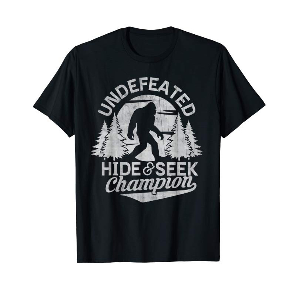 Buy Bigfoot T-shirt Undefeated Hide Seek Sasquatch Yeti Gift - Tees.Design.png