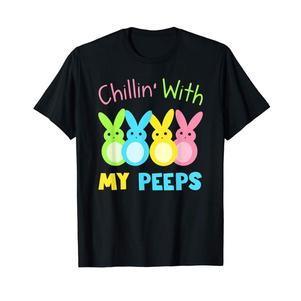 Buy Chillin With My Peeps Easter Bunny Candy T-shirt - Tees.Design.png