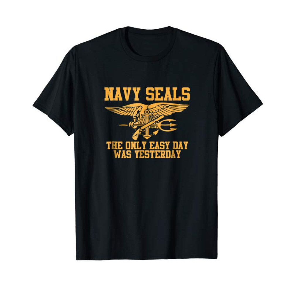 Buy Cool T-Shirt - Navy Seals The Only Easy Day Was Yesterday - Tees.Design.png