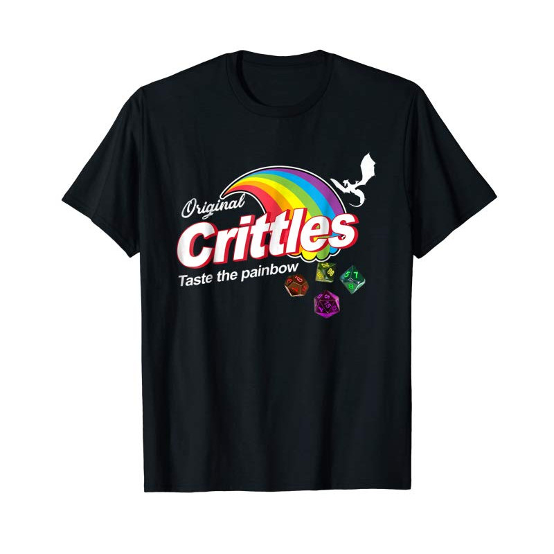 Buy Crittles Taste The Painbow Funny DND DM D20 T-Shirt - Tees.Design.png