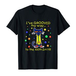 Buy Cute Cat Ive Grooved My Way To 100th Day Of School Shirt