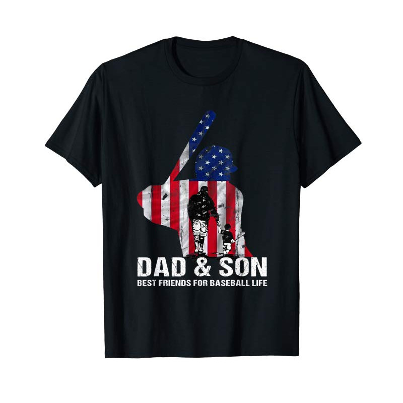 Buy Dad And Son Best Friends For Baseball Life T Shirt Dad Tees - Tees.Design.png