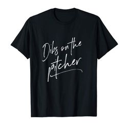 Buy Dibs On The Pitcher Shirt Baseball Girlfriend TShirt Gifts