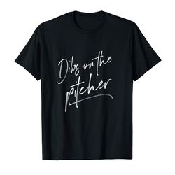 buy dibs on the pitcher shirt baseball girlfriend tshirt gifts