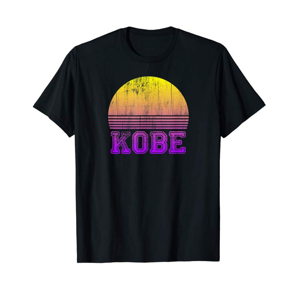 Buy Distressed Kobe-Sunset Japan Vacation Vintage Retro Souvenir T-Shirt - Tees.Design.png