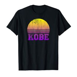 buy distressed kobe-sunset japan vacation vintage retro souvenir t-shirt