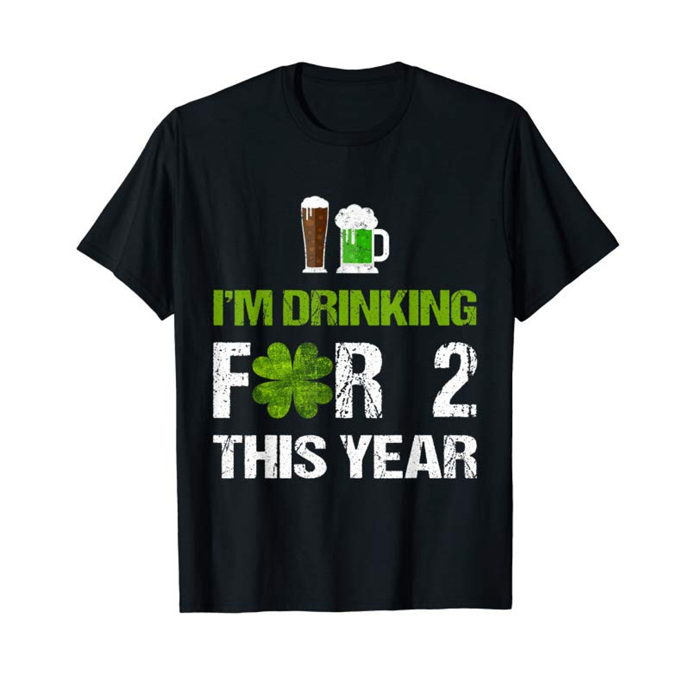 Buy Drinking For Two St Patricks Day Pregnancy Announcement Gift - Tees.Design.png
