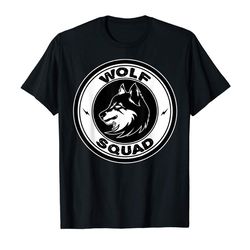 buy funny gift - wolf squad t-shirt