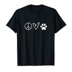 buy funny peace sign heart paw print t-shirts sarcastic joke
