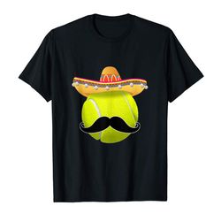 buy funny tennis ball mustache mexican sport cinco de mayo tank top