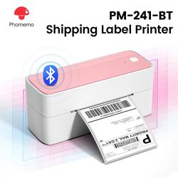 Phomemo 241 Bluetooth Thermal Label Printer Wireless Small Shipping Label Printer 4X6 Compatible