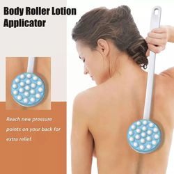 Long Handled Lotion Oil Cream Applicator Head Body Brush Supplies Scrub Back Massager Shower Brush Rubbing Tools Leg Bat