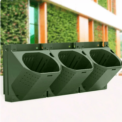 Outdoor Wall Mounted Three-dimensional Greening Plant Flower Pot Container Box Vertical Greening Trough Flower Garden