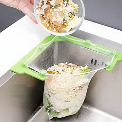 kitchen triangle sink filter with net