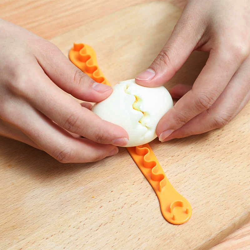 2 Pc Lace Boiled Egg Cutter8
