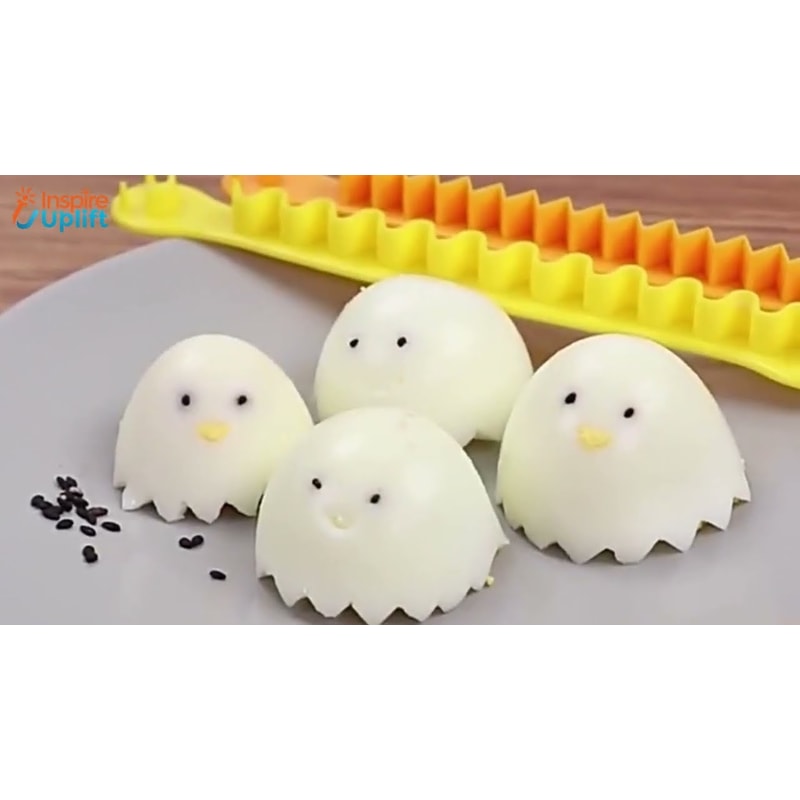 2 Pc Lace Boiled Egg Cutter9