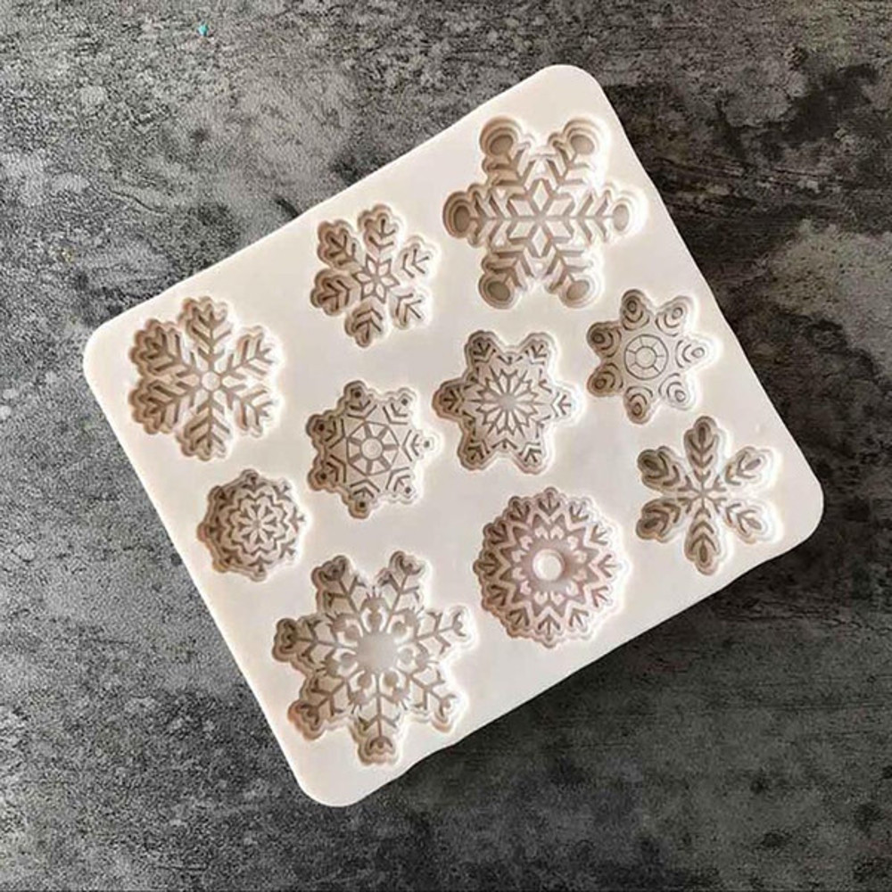 Snowflake Silicone Mold for Baking & Cake Decorating5