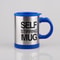 Self-Stirring Coffee Mug Blue