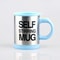 Self-Stirring Coffee Mug Light Blue