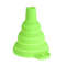 Silicone Foldable Funnel Green