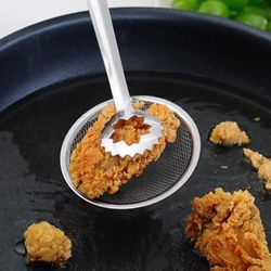 stainless steel professional wire skimmer with spatula