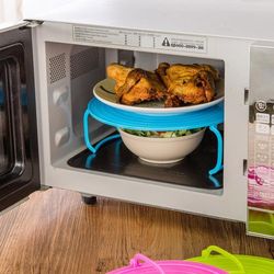 microwave plate rack cover