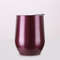 Portable Insulated Wine Cup Chrome Burgundy