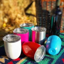 portable insulated wine cup