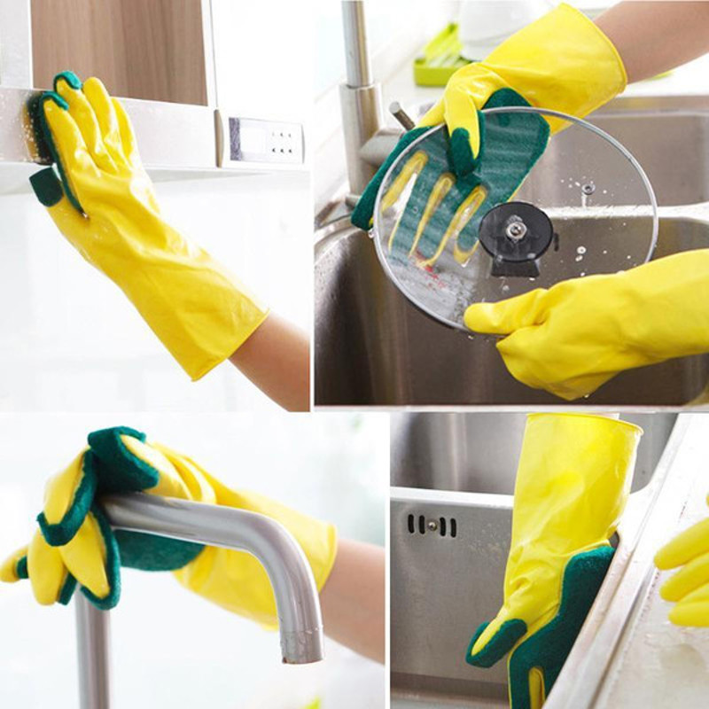 reusable dishwashing gloves