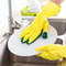 scrubbing gloves for dishes