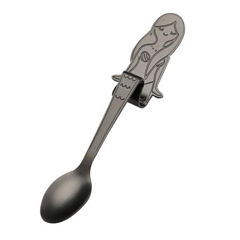 Little Mermaid Teaspoons Black
