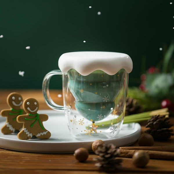 Christmas Tree Insulated Glass Coffee Mug (3).jpg