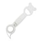 New 4 In 1 Bottle Opener white
