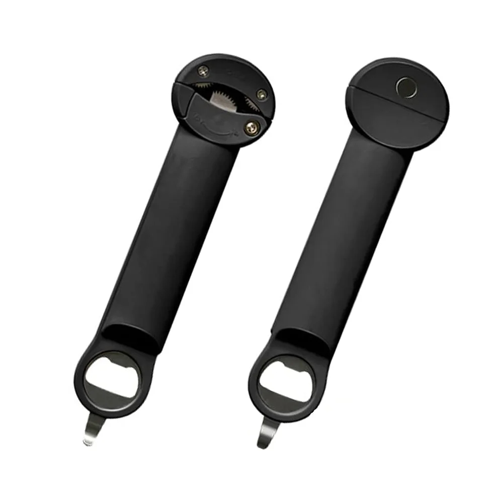 Multifunctional Retractable Bottle Opener black