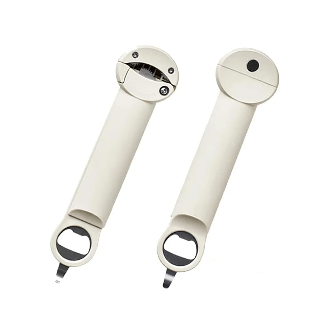 Multifunctional Retractable Bottle Opener white