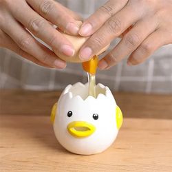 ceramic egg separator – egg yolk white separator & egg filter splitter for bakers & home cooks
