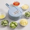 Mandoline Slicer Cutter Chopper and Grater - Manual, Multi-Function Kitchen Tool for Easy Vegetable Prep 2