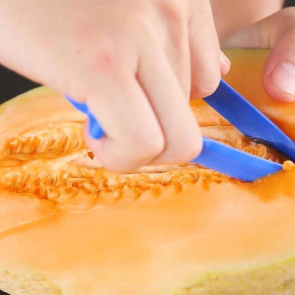 Magic Slicer Trio (3 Pieces) - Double-Edged, Comfort Grip for Easy Peeling and Slicing, Secure Grip and Durable 8