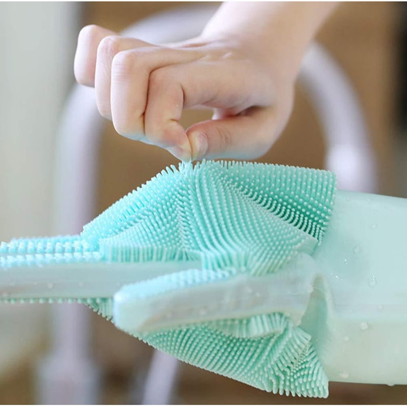 Revolutionary BPA-Free Magic Dishwashing Gloves – Ultra-Soft, Highly Flexible Silicone, Protects Skin During Cleaning 7