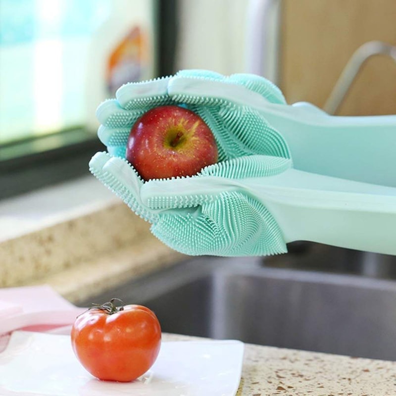 Revolutionary BPA-Free Magic Dishwashing Gloves – Ultra-Soft, Highly Flexible Silicone, Protects Skin During Cleaning 3