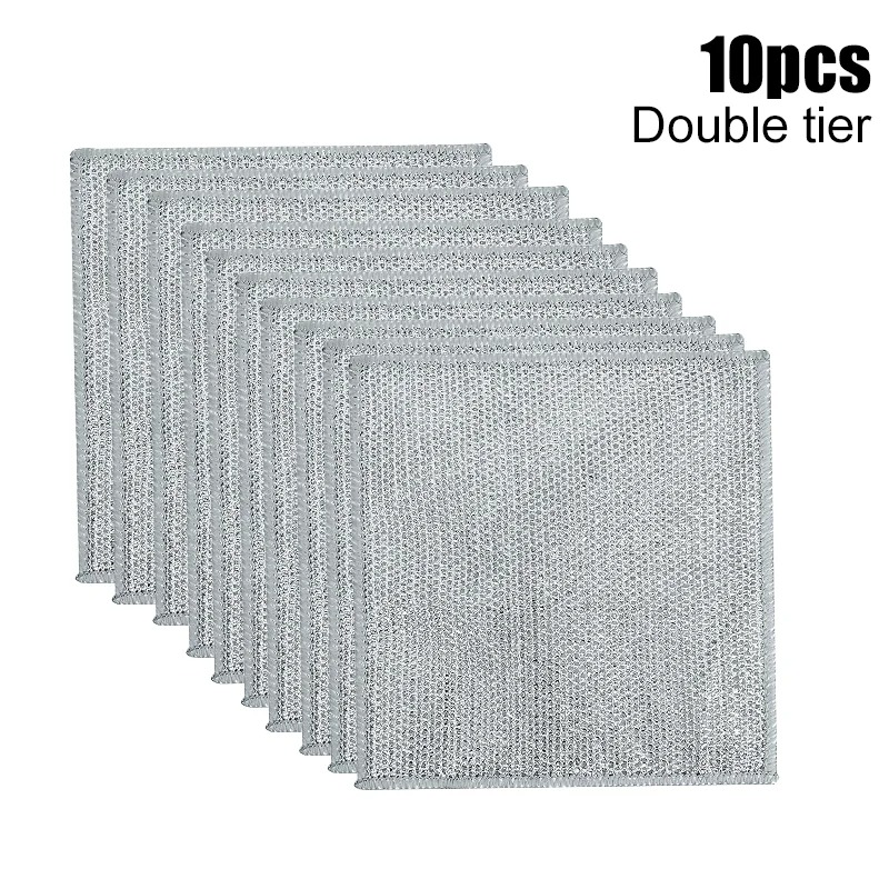 Double Stainless Steel Scrubber 10pcs