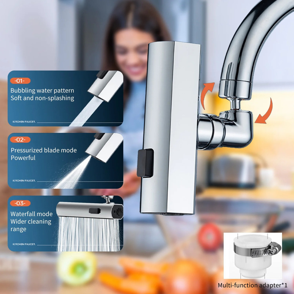 Waterfall Kitchen Faucet 7